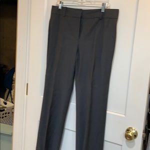 Ann Taylor gray suit/dress pants, straight leg